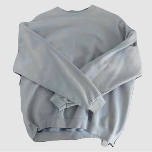 baby blue crewneck